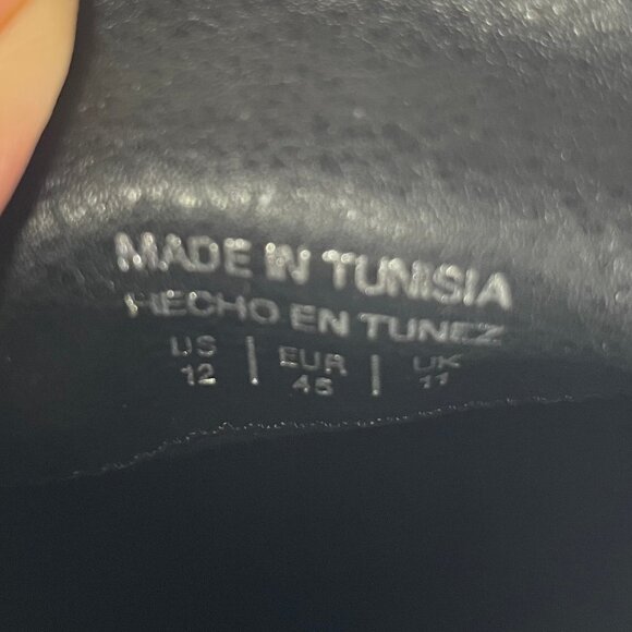 Aldo Bronson Men's Black Leather Dress Slip On Loafers Career Professional 12 - Picture 9 of 11